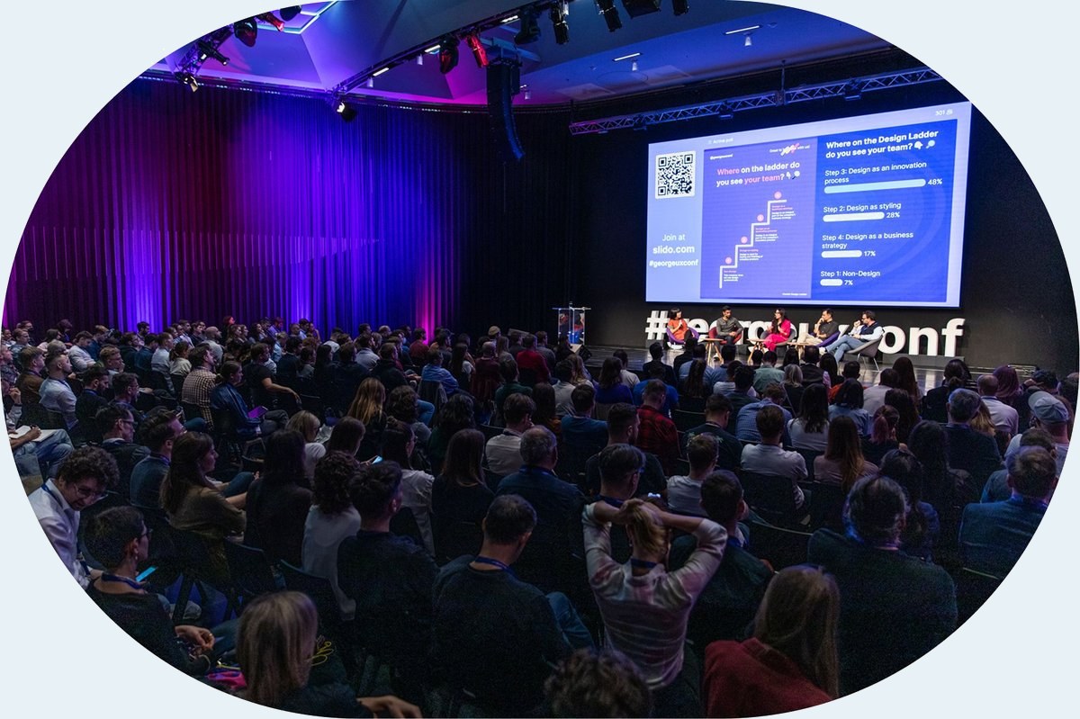 Natalie speaking at George UX Conference
