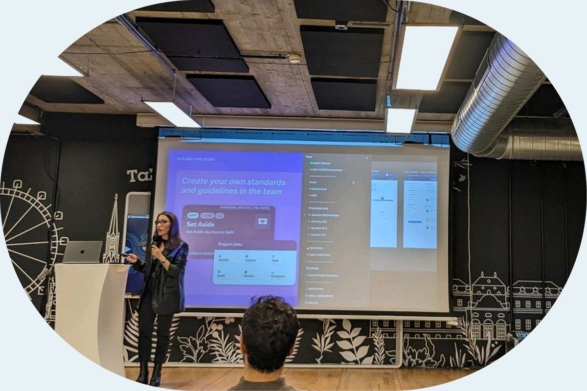 Natalie at George UX Conference