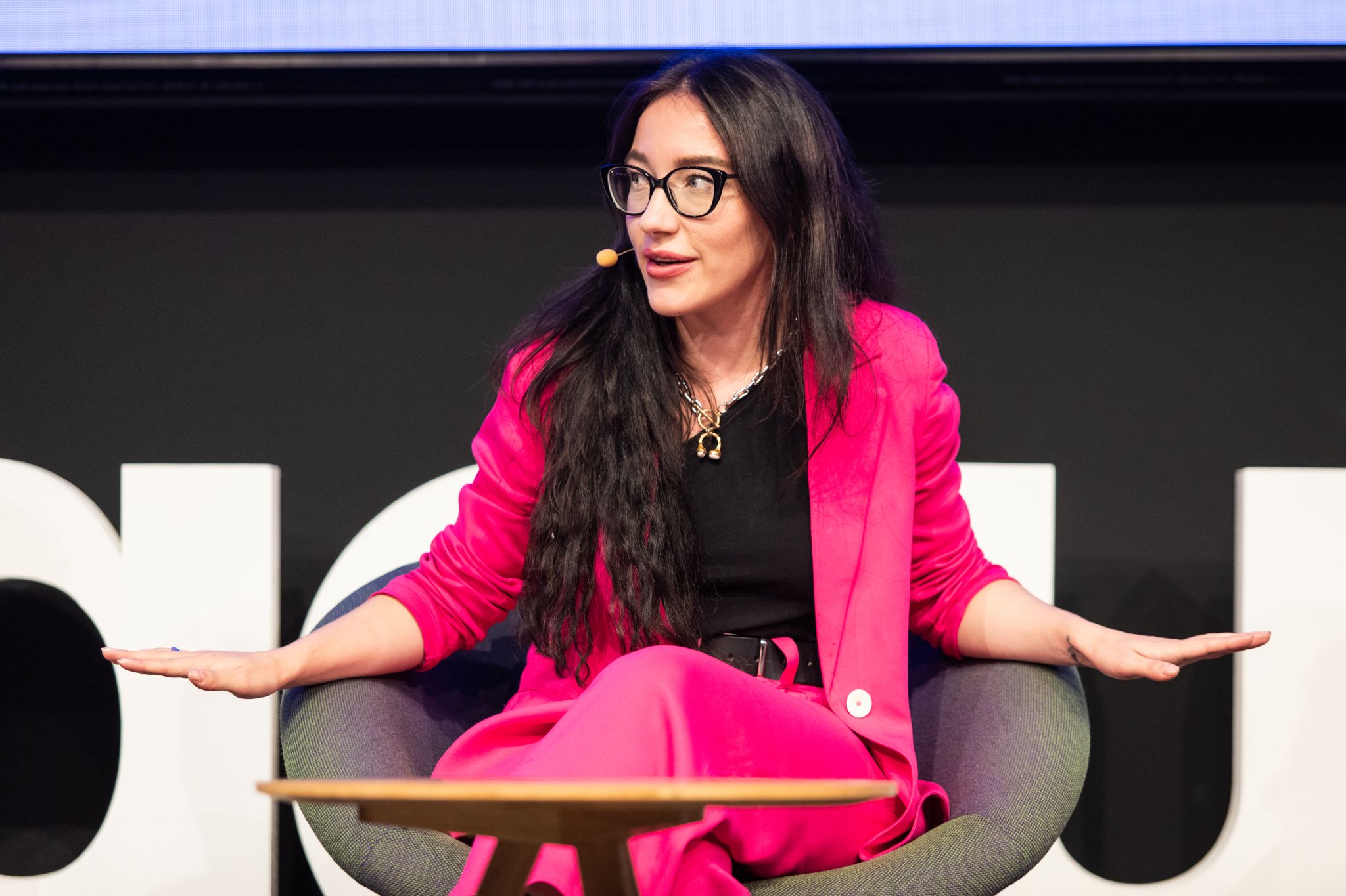 Natalie speaking at George UX Conference